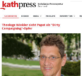 Salzburger Theologe Prof. Dietmar Winkler: Correcio ist "Dirty Campaigning"