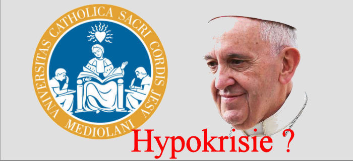 Papst Franziskus: Hypokrisie wird immer deutlicher
