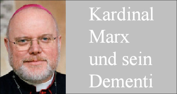 Kardinal Marx: Dementi seines Interviews zur „Segnung homosexueller Paare“