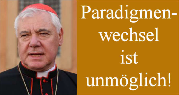 Kardinal Müller: Paradigmenwechsel in der Interpretation des Glaubensgutes ist unmöglich!