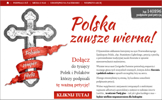 Polen: Der nächste Aufschrei gegen Amoris laetitia - „Polonia Semper Fidelis"
