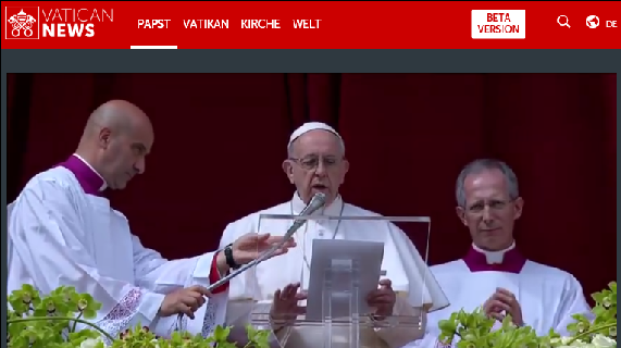 Papst beim Urbi et Orbi: Wir bitten um die Früchte des Friedens für die Welt