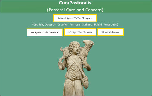 CuraPastoralis: Internationaler pastoraler Aufruf an die Bischöfe der Welt