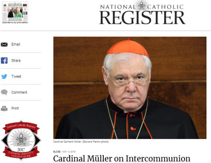Kardinal Müller zum Statement des Vatikans: „Sehr arm und dürftig“