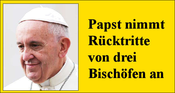 Vatikan: Papst nimmt Rücktritte von drei chilenischen Bischöfen an